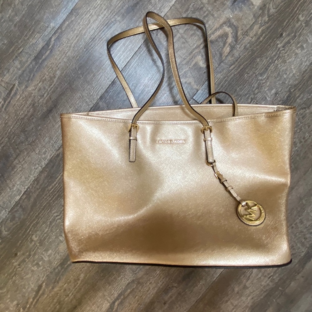 Michael Kors Gold Tote